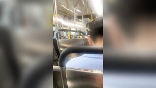 JockDad87 Shoots a Load of Cum on the Metro