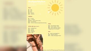 thesparklysun awesome onlyfans nude stream mega pack part 2